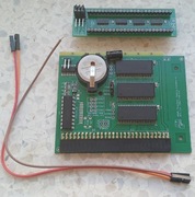 Amiga 500 rozszerzenie pamięci RAM 2MB RTC rev 6A 2.5MB 1MB CHIP 1.5MB SLOW
