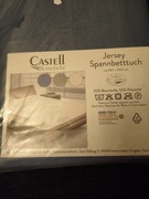Prześcieradło jersey Castell 150x200 cm – bawełna/poliester, OEKO-TEX