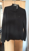 Czarny polar damski marka Decathlon