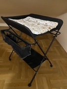 przewijak składany czarny oraz przewijak na komodę miękki z 2 pokrowcami