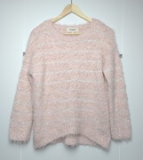 Sweter włochacz z cekinami - rozmiar 40 (L)