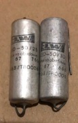 50uF 25V KED Kondensator elektro ELWA zabytek PRL 