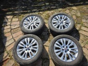 Komplet Oryginalnych Felg Alu Fiat Doblo R16 5x98 opony Lato 6mm 