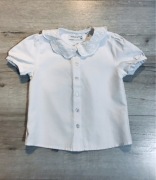 Biała bluzka z kołnierzykiem, rozm.98.