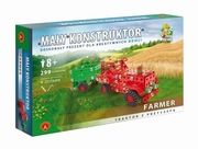 Zestaw MAŁY KONSTRUKTOR FARMER TRAKTOR Z PRZYCZEPĄ