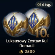 [GWARANCJA] ZESTAW 10 ORBS / 10 KUL (2500RP) do League of Legends