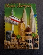 Magnes na lodówkę 3D - Kuala Lumpur, Malezja