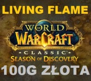WOW SEASON OF DISCOVERY 100 GOLD LIVING FLAME 24/7