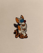 Przypinka Pinki i Mózg.