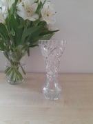 Wazon kryształowy szkło kryształowe z PRL Vintag