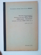 Systemy programowania maszyny cyfrowej Elwro Odra 1204 Algol cz. 3