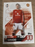Karta match attax 2024/2025 topps Manchester United Garnacho nr 106