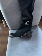 Długie kozaki Badura czarne , nowe!