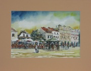 Kazimierz Dolny nad Wisłą   AKWARELA 40x50 cm