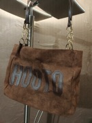 Torebka nowa brąz łańcuszek 