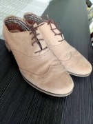 Oksfordki jazzówki skóra zapato cappuccino r. 38