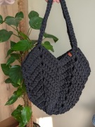 Czarna torebka Tulipan 