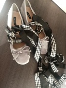 Szare baleriny rozmiar 39