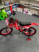 Rower dziecięcy CROSS 16 cali – zielony / czerwony / niebieski