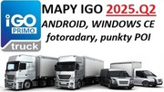 Igo Primo Truck 2025.Q2 mapy sierpień 2025 WinCe karta pamięci
