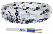 PRZEWÓD KABEL YDYP 3X2,5 DRUT PŁASKI 750V ELPAR