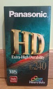 Kaseta Panasonic VHS E-240 HD (Extra-High Durability)