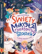Święty Mikołaj i niesforny Staszek - książka z pytaniami zdobiona oprawa 