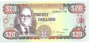 JAMAJKA - 20 DOLLARS - 1991 - UNC