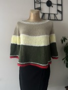 Sweter ręcznie robiony na drutach z Angory 