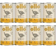 Karma dla psa Ollo Pure Indyk -12 sztuk + Gratis