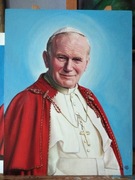 PAPIEŻ JAN PAWEŁ II [obraz olejny]