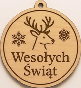 Grawerowanie laserowe - ozdoby uroczystościowe, zawieszki, etykiety itp.