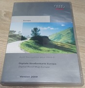 Mapa Europy Audi Navigation plus RNS-E