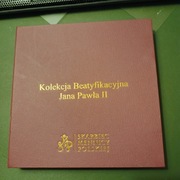 Kolekcja Beatyfikacyjna - 6  numizmatów pozłacanych 