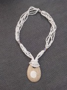 Letni Naszyjnik z koralików z muszelką