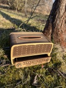 Serwetnik Retro radio sklejka brzozowa