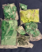 Lego ZIELONE - 0,5 kg, posegregowane wg rodzaju i wielkości