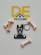 Personalizowany brelok z psem, Doberman