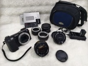 Sony NEX-6 + 16-50 OSS + Minolta Rokkor 50mm f/1.7 + adaptery + zestaw!