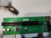 Riser PCIE 1x to 16x ver 006c PCE2PCE-N06 PC12PC1-N03 STARE EGPU +2x USB SS