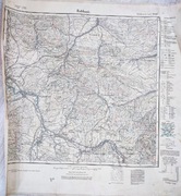 Stara niemiecka mapa Ruhbank Lubań Orłowice Messtischblatt 3011 1912r