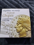 Chopin 50 zł złoto 