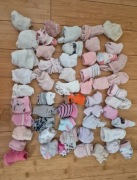 Skarpetki noworodek niemowlak paczka paka wyprawka 53 sztuki 