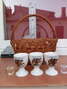 Kolekcjonerskie 3 podstawki do jajek