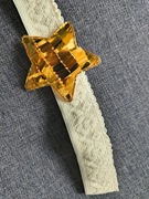 Przepaska opaska ecru złota gwiazda Wigilia