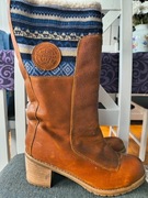 Skórzane kozaki ocieplane na misiu jacksville r. 41