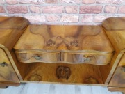 Odnowiona toaletka art deco z lustrem, retro, vintage