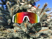 Okulary sportowe przeciwsłoneczne UV Unisex czerwone /#29