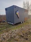 Nowa PRZYCZEPA GASTRONOMICZNA z zasilaniem fotowoltaiką LODY/KEBAB