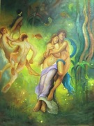 Obraz olejny na płótnie Mitologia